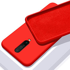 Silikon Hülle Handyhülle Ultra Dünn Schutzhülle 360 Grad Tasche S01 für Xiaomi Redmi K30 4G Rot
