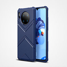 Silikon Hülle Handyhülle Ultra Dünn Schutzhülle 360 Grad Tasche S02 für Huawei Mate 30 5G Blau