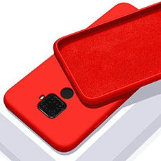 Silikon Hülle Handyhülle Ultra Dünn Schutzhülle 360 Grad Tasche S02 für Huawei Mate 30 Lite Rot