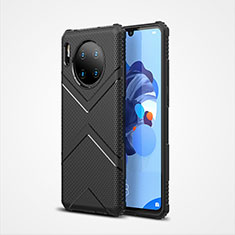 Silikon Hülle Handyhülle Ultra Dünn Schutzhülle 360 Grad Tasche S02 für Huawei Mate 30 Pro 5G Schwarz