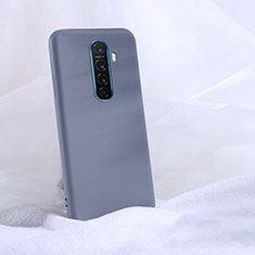 Silikon Hülle Handyhülle Ultra Dünn Schutzhülle 360 Grad Tasche S02 für Realme X2 Pro Grau