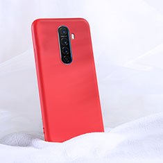 Silikon Hülle Handyhülle Ultra Dünn Schutzhülle 360 Grad Tasche S02 für Realme X2 Pro Rot