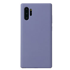 Silikon Hülle Handyhülle Ultra Dünn Schutzhülle 360 Grad Tasche S02 für Samsung Galaxy Note 10 Plus 5G Blau