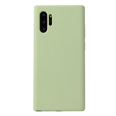 Silikon Hülle Handyhülle Ultra Dünn Schutzhülle 360 Grad Tasche S02 für Samsung Galaxy Note 10 Plus 5G Grün