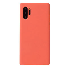 Silikon Hülle Handyhülle Ultra Dünn Schutzhülle 360 Grad Tasche S02 für Samsung Galaxy Note 10 Plus 5G Orange