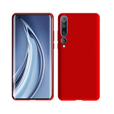Silikon Hülle Handyhülle Ultra Dünn Schutzhülle 360 Grad Tasche S02 für Xiaomi Mi 10 Pro Rot