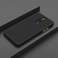 Silikon Hülle Handyhülle Ultra Dünn Schutzhülle 360 Grad Tasche S02 für Xiaomi Redmi 8 Schwarz