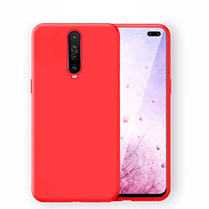 Silikon Hülle Handyhülle Ultra Dünn Schutzhülle 360 Grad Tasche S02 für Xiaomi Redmi K30 4G Rot