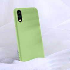 Silikon Hülle Handyhülle Ultra Dünn Schutzhülle 360 Grad Tasche S03 für Huawei Honor 9X Grün