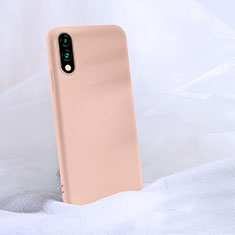 Silikon Hülle Handyhülle Ultra Dünn Schutzhülle 360 Grad Tasche S03 für Huawei Honor 9X Rosa