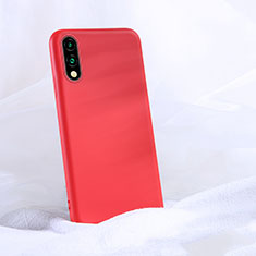 Silikon Hülle Handyhülle Ultra Dünn Schutzhülle 360 Grad Tasche S03 für Huawei Honor 9X Rot