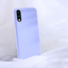 Silikon Hülle Handyhülle Ultra Dünn Schutzhülle 360 Grad Tasche S03 für Huawei Honor 9X Violett