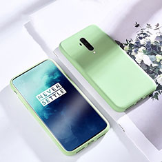 Silikon Hülle Handyhülle Ultra Dünn Schutzhülle 360 Grad Tasche S03 für OnePlus 7T Pro 5G Grün
