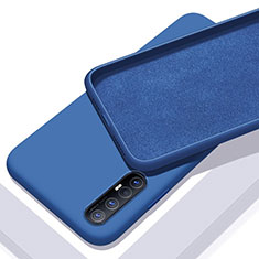 Silikon Hülle Handyhülle Ultra Dünn Schutzhülle 360 Grad Tasche S03 für Oppo Find X2 Neo Blau