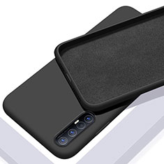 Silikon Hülle Handyhülle Ultra Dünn Schutzhülle 360 Grad Tasche S03 für Oppo Find X2 Neo Schwarz
