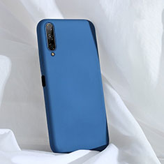 Silikon Hülle Handyhülle Ultra Dünn Schutzhülle 360 Grad Tasche S04 für Huawei Honor 9X Pro Blau