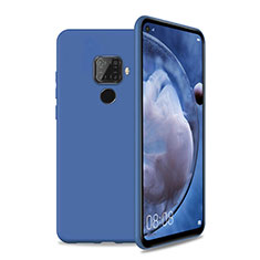 Silikon Hülle Handyhülle Ultra Dünn Schutzhülle 360 Grad Tasche S04 für Huawei Nova 5i Pro Blau