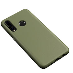 Silikon Hülle Handyhülle Ultra Dünn Schutzhülle 360 Grad Tasche S04 für Huawei P30 Lite New Edition Grün