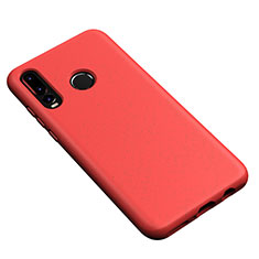 Silikon Hülle Handyhülle Ultra Dünn Schutzhülle 360 Grad Tasche S04 für Huawei P30 Lite New Edition Rot