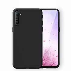 Silikon Hülle Handyhülle Ultra Dünn Schutzhülle 360 Grad Tasche S04 für Realme X2 Schwarz