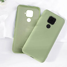 Silikon Hülle Handyhülle Ultra Dünn Schutzhülle 360 Grad Tasche S05 für Huawei Nova 5z Grün