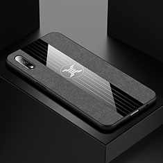 Silikon Hülle Handyhülle Ultra Dünn Schutzhülle 360 Grad Tasche S06 für Huawei Honor 9X Grau