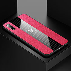 Silikon Hülle Handyhülle Ultra Dünn Schutzhülle 360 Grad Tasche S06 für Huawei Honor 9X Pink