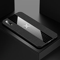 Silikon Hülle Handyhülle Ultra Dünn Schutzhülle 360 Grad Tasche S06 für Huawei Honor 9X Schwarz