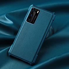 Silikon Hülle Handyhülle Ultra Dünn Schutzhülle 360 Grad Tasche S06 für Huawei P40 Blau