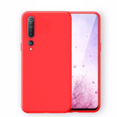 Silikon Hülle Handyhülle Ultra Dünn Schutzhülle 360 Grad Tasche S06 für Xiaomi Mi 10 Rot