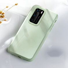 Silikon Hülle Handyhülle Ultra Dünn Schutzhülle 360 Grad Tasche S07 für Huawei P40 Grün
