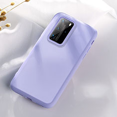 Silikon Hülle Handyhülle Ultra Dünn Schutzhülle 360 Grad Tasche S07 für Huawei P40 Pro Violett