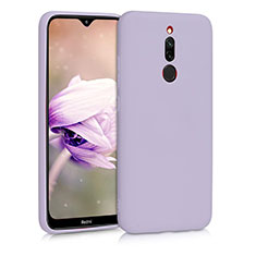 Silikon Hülle Handyhülle Ultra Dünn Schutzhülle 360 Grad Tasche S08 für Xiaomi Redmi 8 Violett