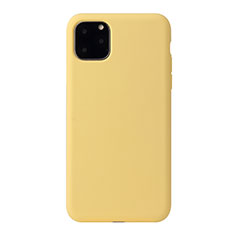 Silikon Hülle Handyhülle Ultra Dünn Schutzhülle 360 Grad Tasche Y01 für Apple iPhone 11 Pro Gelb