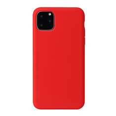 Silikon Hülle Handyhülle Ultra Dünn Schutzhülle 360 Grad Tasche Y01 für Apple iPhone 11 Pro Max Rot