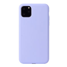 Silikon Hülle Handyhülle Ultra Dünn Schutzhülle 360 Grad Tasche Y01 für Apple iPhone 11 Pro Max Violett