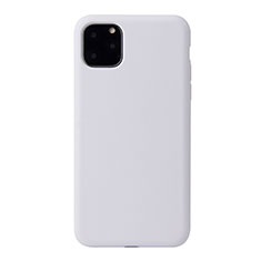 Silikon Hülle Handyhülle Ultra Dünn Schutzhülle 360 Grad Tasche Y01 für Apple iPhone 11 Pro Weiß