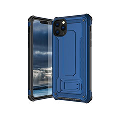 Silikon Hülle Handyhülle Ultra Dünn Schutzhülle 360 Grad Tasche Z01 für Apple iPhone 11 Pro Max Blau