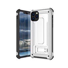 Silikon Hülle Handyhülle Ultra Dünn Schutzhülle 360 Grad Tasche Z01 für Apple iPhone 11 Pro Max Weiß