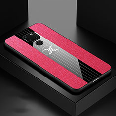 Silikon Hülle Handyhülle Ultra Dünn Schutzhülle 360 Grad Tasche Z01 für Huawei Mate 20 Rot