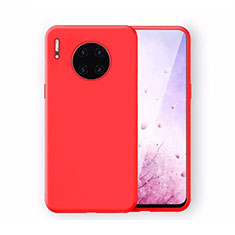 Silikon Hülle Handyhülle Ultra Dünn Schutzhülle 360 Grad Tasche Z04 für Huawei Mate 30 5G Rot
