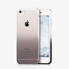 Silikon Hülle Handyhülle Ultra Dünn Schutzhülle Durchsichtig Farbverlauf für Apple iPhone 6 Grau