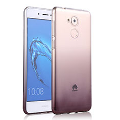 Silikon Hülle Handyhülle Ultra Dünn Schutzhülle Durchsichtig Farbverlauf für Huawei Honor 6C Grau