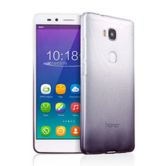 Silikon Hülle Handyhülle Ultra Dünn Schutzhülle Durchsichtig Farbverlauf für Huawei Honor X5 Grau