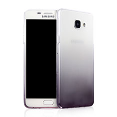 Silikon Hülle Handyhülle Ultra Dünn Schutzhülle Durchsichtig Farbverlauf für Samsung Galaxy A7 (2016) A7100 Grau