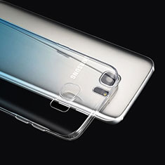 Silikon Hülle Handyhülle Ultra Dünn Schutzhülle Durchsichtig Farbverlauf für Samsung Galaxy S7 Edge G935F Blau