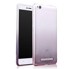 Silikon Hülle Handyhülle Ultra Dünn Schutzhülle Durchsichtig Farbverlauf für Xiaomi Redmi 4A Grau