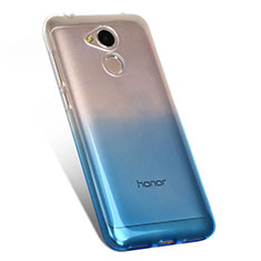 Silikon Hülle Handyhülle Ultra Dünn Schutzhülle Durchsichtig Farbverlauf G01 für Huawei Honor 6A Blau