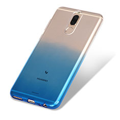 Silikon Hülle Handyhülle Ultra Dünn Schutzhülle Durchsichtig Farbverlauf G01 für Huawei Rhone Blau