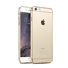 Silikon Hülle Handyhülle Ultra Dünn Schutzhülle Durchsichtig Transparent für Apple iPhone 6 Plus Gold